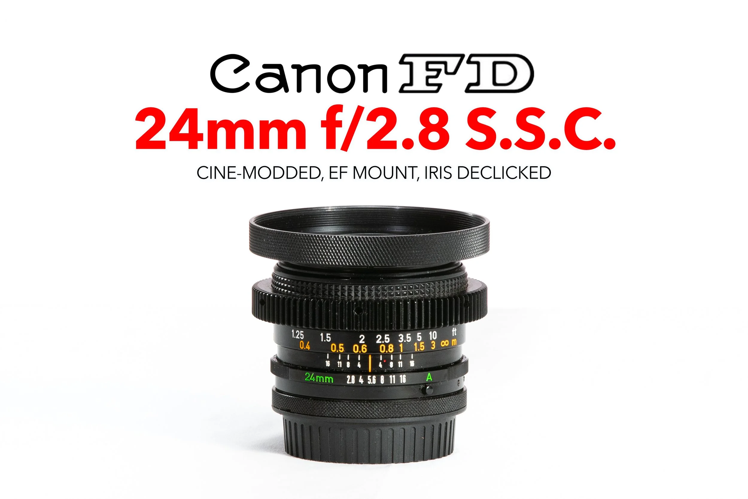 Canon FD 20mm f2.8 FDマウント New FD 20mm ⁄ f2.8 (1979年) (CANON
